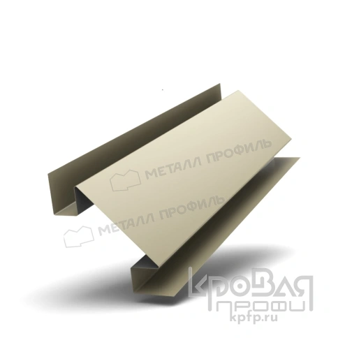 Планка угла внутреннего сложного 75х3000 (ПЭ-01-1014-0.5) фото 1