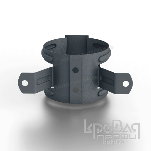 Держатель трубы D100 (на дерево) Foramina Freeze (FRZ_D-01-Grey\Grey-0.6) фото 5