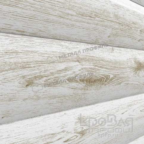 Сайдинг Woodstock-28х330 (ECOSTEEL_MA-01-Беленый Дуб-0.5) фото 4