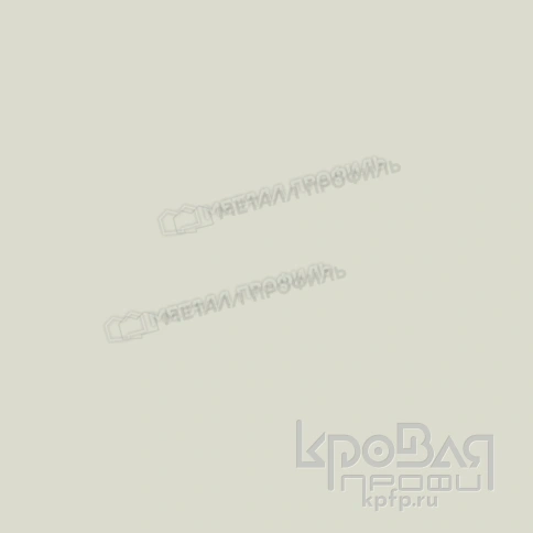 Заглушка конька круглого простая NormanMP (ПЭ-01-9002-0.5) фото 3