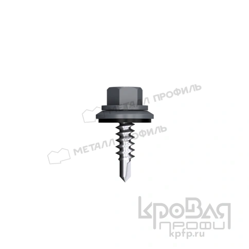 Саморез 4,8х28 ROOFRetail RAL7024 (серый графит) фото 1