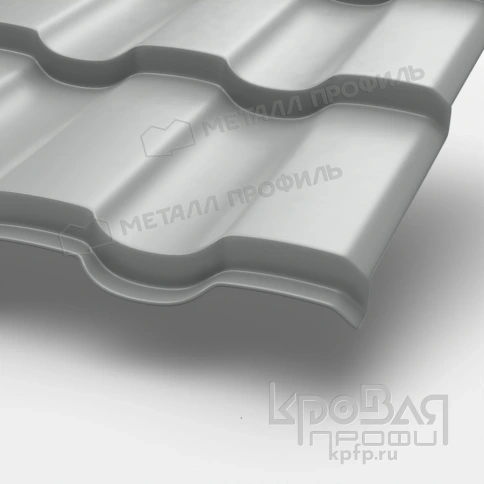 Металлочерепица МП Монтекристо-SL NormanMP (ПЭ-01-9006-0.5) фото 1