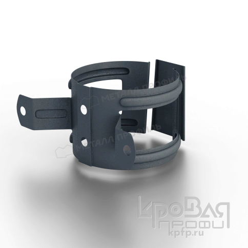 Держатель трубы D100 (на дерево) Foramina Freeze (FRZ_D-01-Grey\Grey-0.6) фото 6