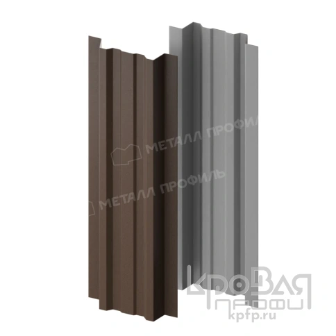 Штакетник металлический МП LАNE-T 16,5х99 (VALORI-20-OxiBеige-0.5) фото 2