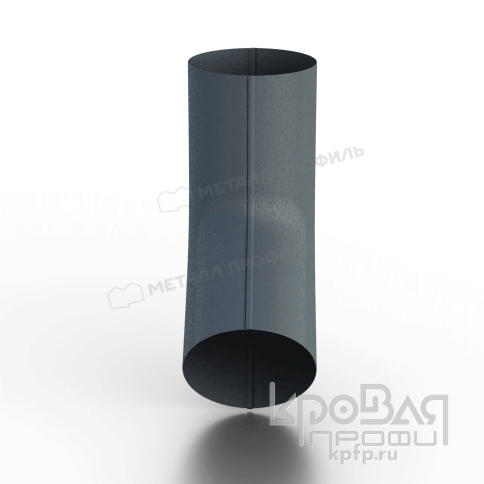 Колено трубы D100 Foramina Freeze (FRZ_D-01-Grey\Grey-0.6) фото 2