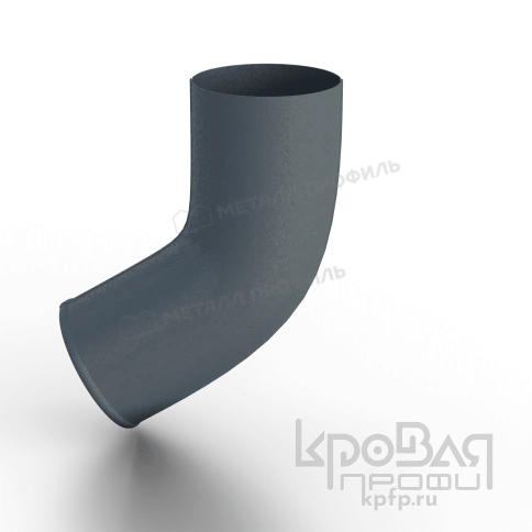 Колено сливное МЕТАЛЛ ПРОФИЛЬ Foramina Freeze D100 Grey фото 3