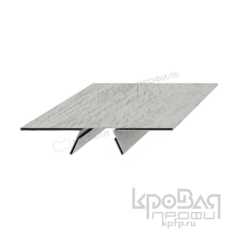 Планка угла внутреннего сборная верхняя Woodstock 58х23х3000 (ECOSTEEL_MA-01-Беленый Дуб-0.5) фото 2