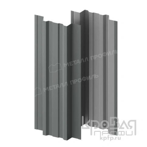 Штакетник металлический МП TRAPEZE-T 16,5х118 (ПЭ-01-7005-0.45) фото 2