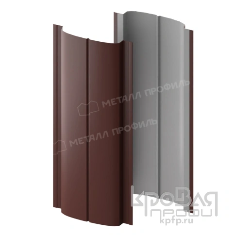 Штакетник металлический МП ELLIPSE-T 19х126 (ПЭ-01-RR32-0.45) фото 2