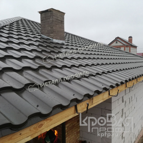 Металлочерепица МП Монтекристо-M (VikingMP E-20-6007-0.5) фото 5
