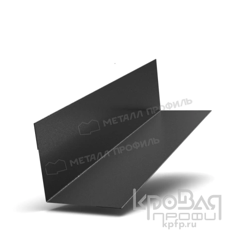 Планка угла внутреннего 30х30х2000 (VikingMP-01-9005-0.45) фото 1