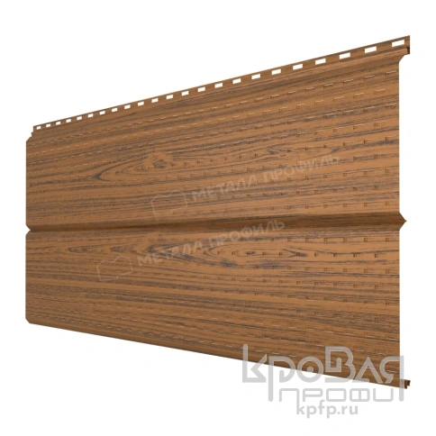 Софит перфор. Lбрус-XL-14х335 (ECOSTEEL_T-01-ЗолотойДуб-0.5) фото 1