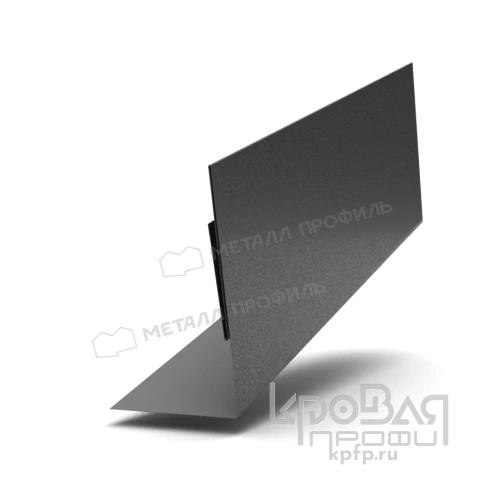 Планка аквилона малая 35х20х2000 (VALORI-20-DarkGrey-0.5) фото 1