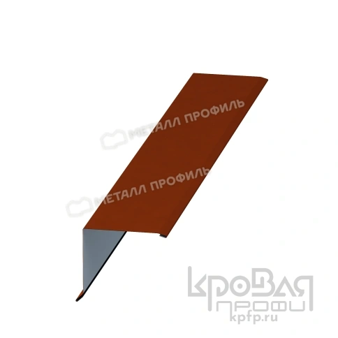 Планка торцевая 135х145х2000 (AGNETA-20-Copper\Copper-0.5) фото 1