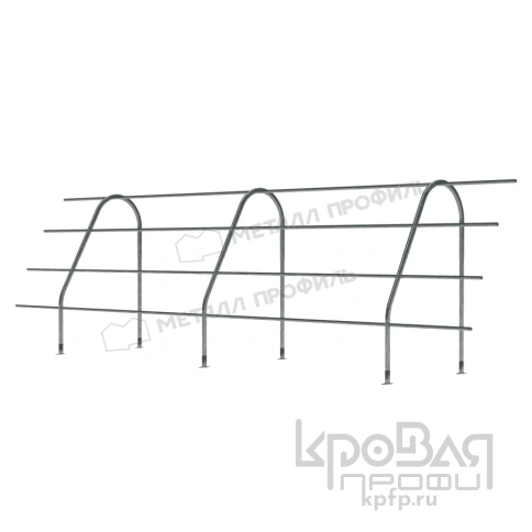 Ограждение кровельное ОК-h1200х3000 мм (ОЦ) фото 1