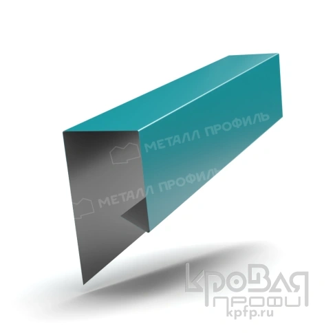 Планка завершающая сложная 30х25х3000 (ПЭ-01-5021-0.45) фото 1