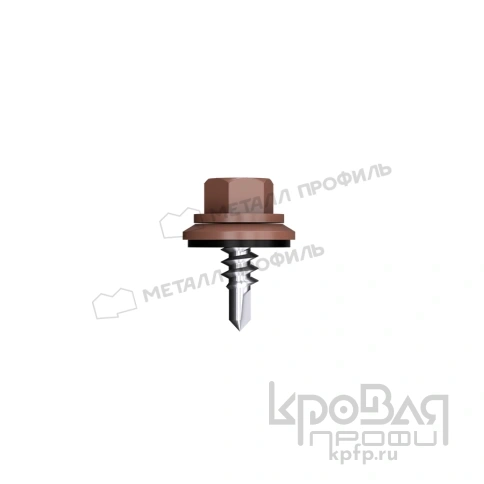 Саморез 4,8х19 ROOFRetail RAL8017 (коричневый шоколад) фото 1