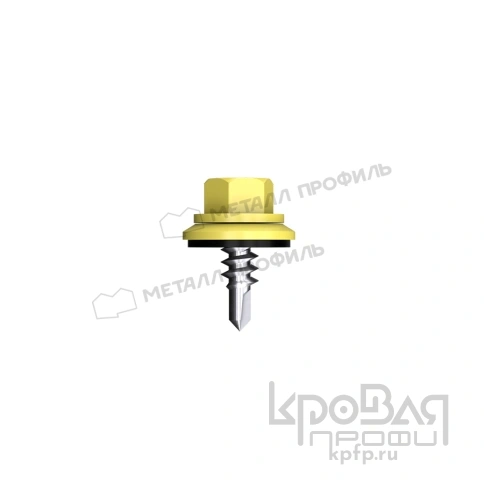 Саморез 4,8х19 ROOFRetail RAL1018 (желтый) фото 1