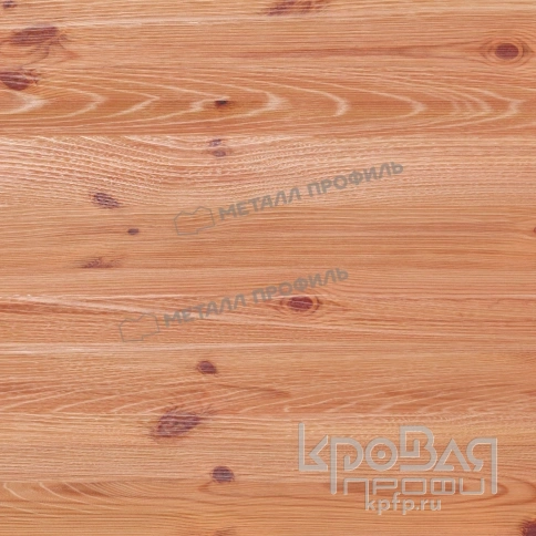 Штакетник металлический МП ELLIPSE-O 19х126 (ECOSTEEL_T-12-Золотой Орех-0.45) фото 2
