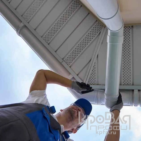 Монтаж водосточной системы фото 1