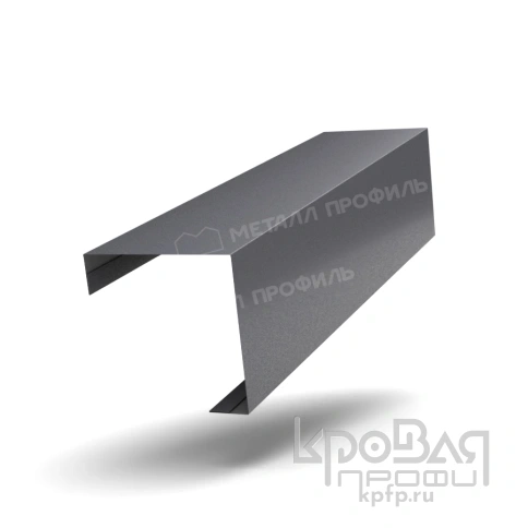 Планка угла наружного FASTCLICK 75х75х3000 (VALORI-20-Grey-0.5) фото 1