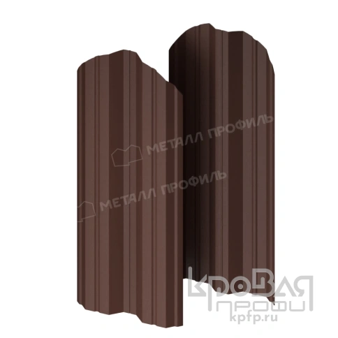 Штакетник металлический МП М-111-О (ПЭМАД-01-8017\8017-0.4) фото 1