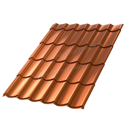 Металлочерепица МП Ламонтерра-XL (AGNETA-03-Copper\Copper-0.5) фото 2