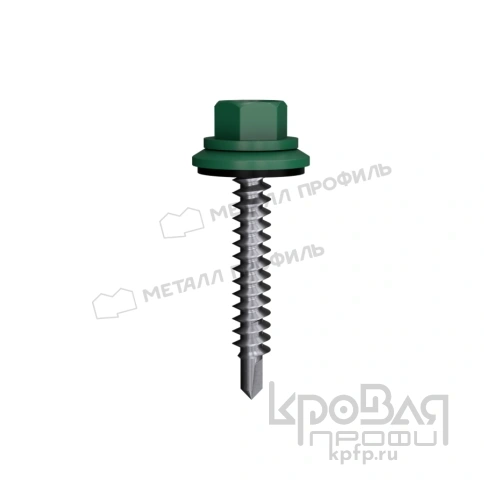 Саморез 4,8х50 ROOFRetail RAL6005 (зеленый мох) фото 1