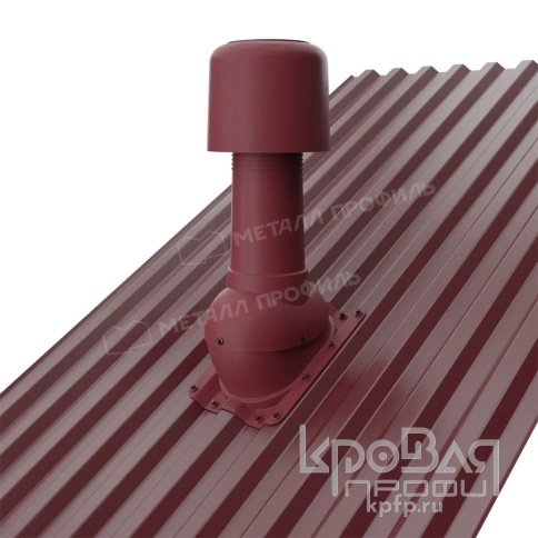 Выход вентиляции изолированный MAXI 125/160 С-21 (красный) фото 2