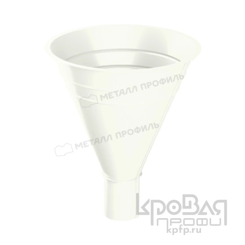 Воронка водосборная Foramina PUR D100/300 (PUR_Д-01-9010\9010-0.5) фото 1