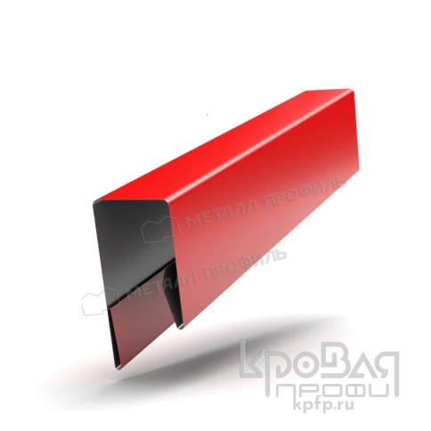 Планка П-образная 13х27х2000 NormanMP (ПЭ-01-3020-0.5) фото 1