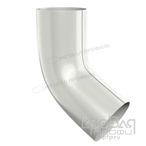 Колено сливное МЕТАЛЛ ПРОФИЛЬ Foramina PUR D100 Ral 9010 фото 1