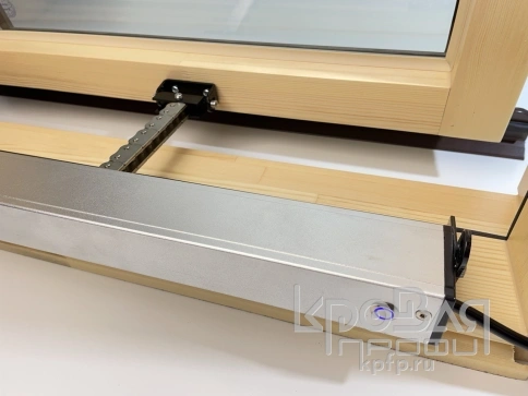 Электропривод цепной для мансардных окон с датчиком дождя и ПДУ фото 5