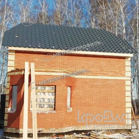 Металлочерепица МП Монтерроса-ML NormanMP (ПЭ-01-3005-0.5) фото 5