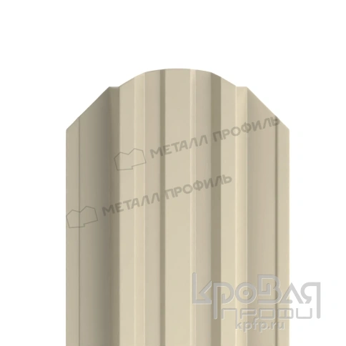 Штакетник металлический МП TRAPEZE-O 16,5х118 NormanMP (ПЭ-01-1015-0.5) фото 1