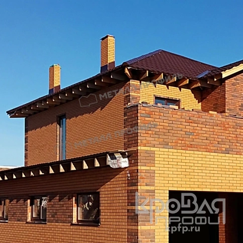 Металлочерепица МП Трамонтана-M (PURMAN-20-Argillite-0.5) фото 7