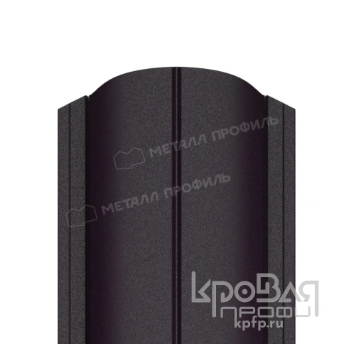 Штакетник металлический МП ELLIPSE-O 19х126 (VALORI-20-Violet-0.5) фото 1