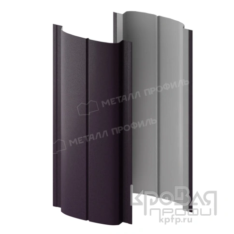 Штакетник металлический МП ELLIPSE-T 19х126 (VALORI-20-Violet-0.5) фото 2