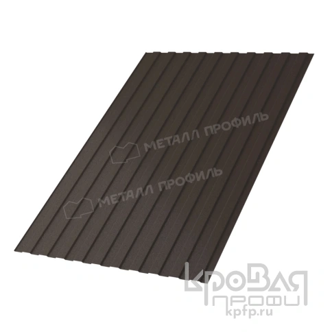 Профилированный лист С-8х1150-B (VALORI-20-DarkBrown-0,5) фото 2