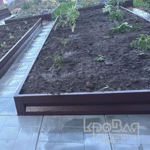 Грядка садовая "ТИМЕР" Люкс 2000х1000х0,45 мм. 8017 фото 1