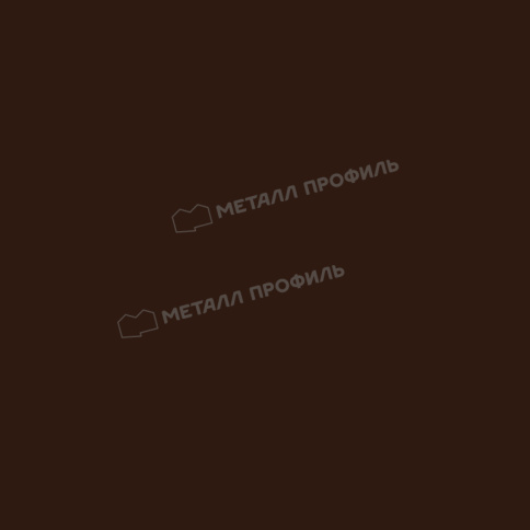 Штакетник металлический МЕТАЛЛ ПРОФИЛЬ LАNE-O 16,5х99 (ПЭД-01-8017\8017-0.45) фото 3