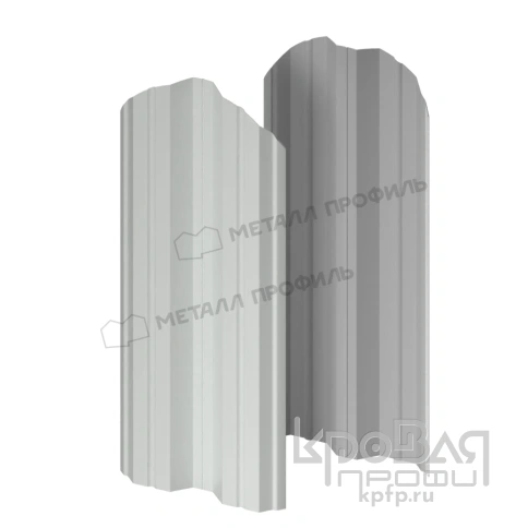 Штакетник металлический МП М-111-О NormanMP (ПЭ-01-9003-0.5) фото 1