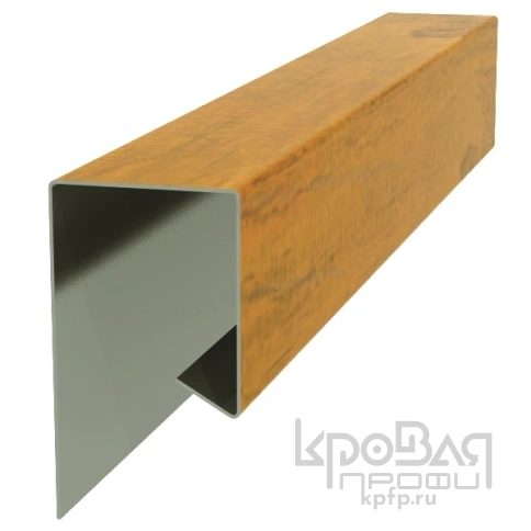 Планка завершающая сложная 30х25х3000 (ECOSTEEL_T-01-Сосна-0.5) фото 1