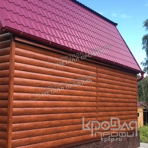 Сайдинг Woodstock-Н-28х330 (ECOSTEEL-01-МореныйДуб-0.5) фото 4