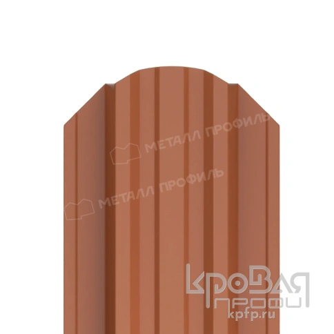 Штакетник металлический МП TRAPEZE-O 16,5х118 NormanMP (ПЭ-01-8004-0.5) фото 1