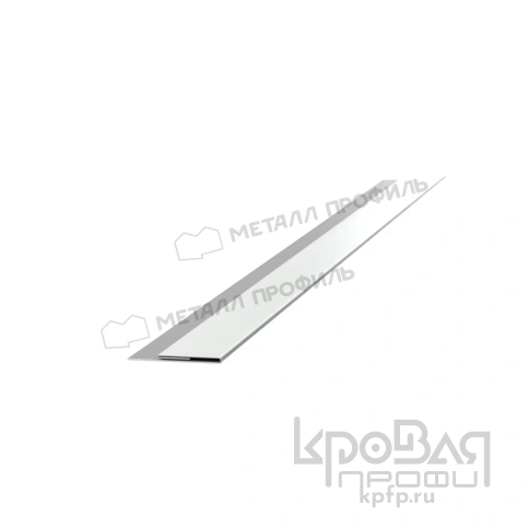 Планка финишная 48х25х2000 (ПЭ-01-9003-0.45) фото 1