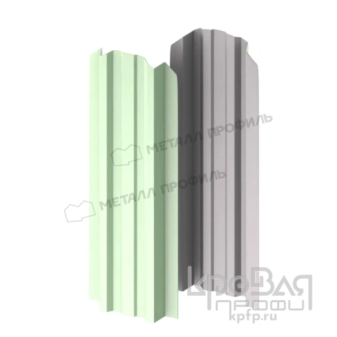 Штакетник металлический МП LАNE-O 16,5х99 (ПЭ-01-6019-0.45) фото 2