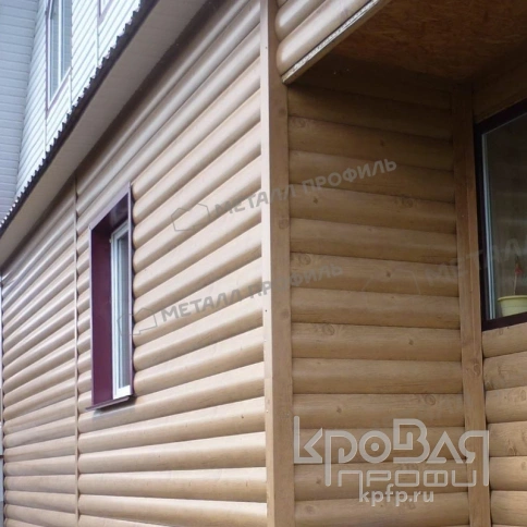 Сайдинг Woodstock-Т-28х330 (ECOSTEEL_MA-01-Сосна-0.5) фото 4