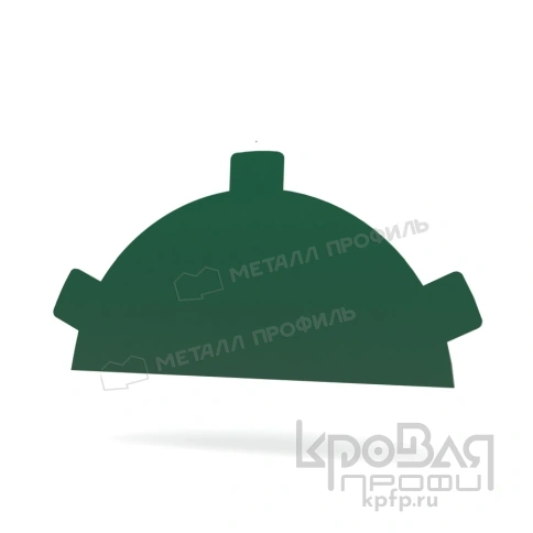 Заглушка конька круглого простая (PURMAN-20-6005-0.5) фото 1