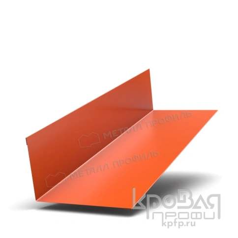 Планка примыкания верхняя 250х147х2000 NormanMP (ПЭ-01-2004-0.5) фото 1